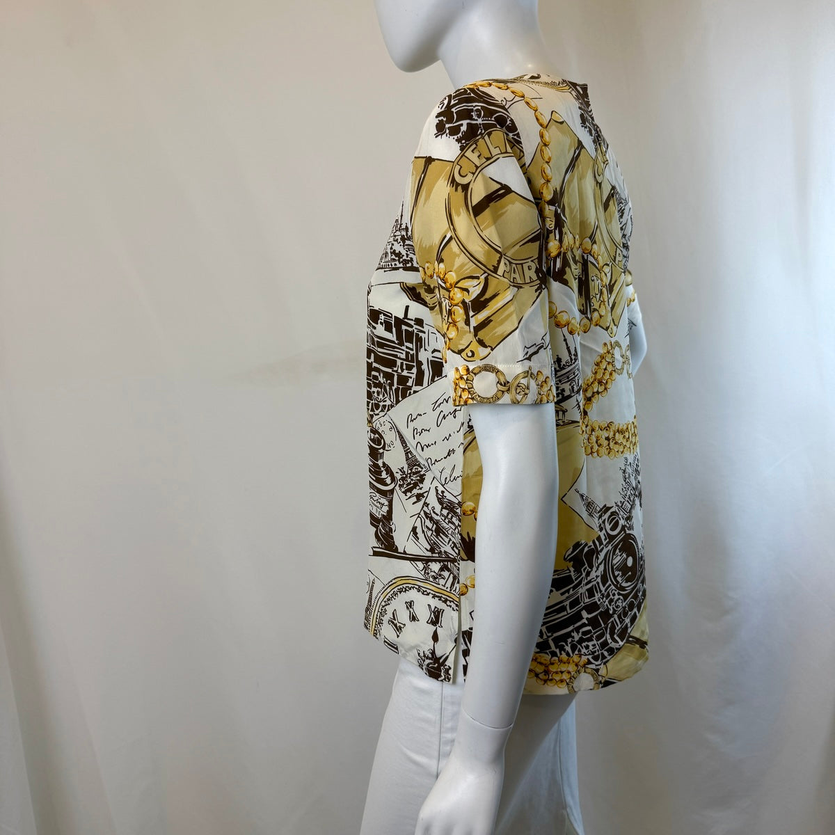 Celine Blouse with Pearl Design