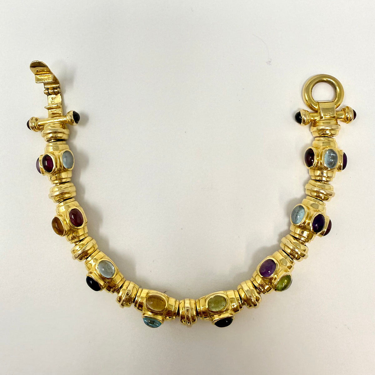 14K Gemstone Bracelet