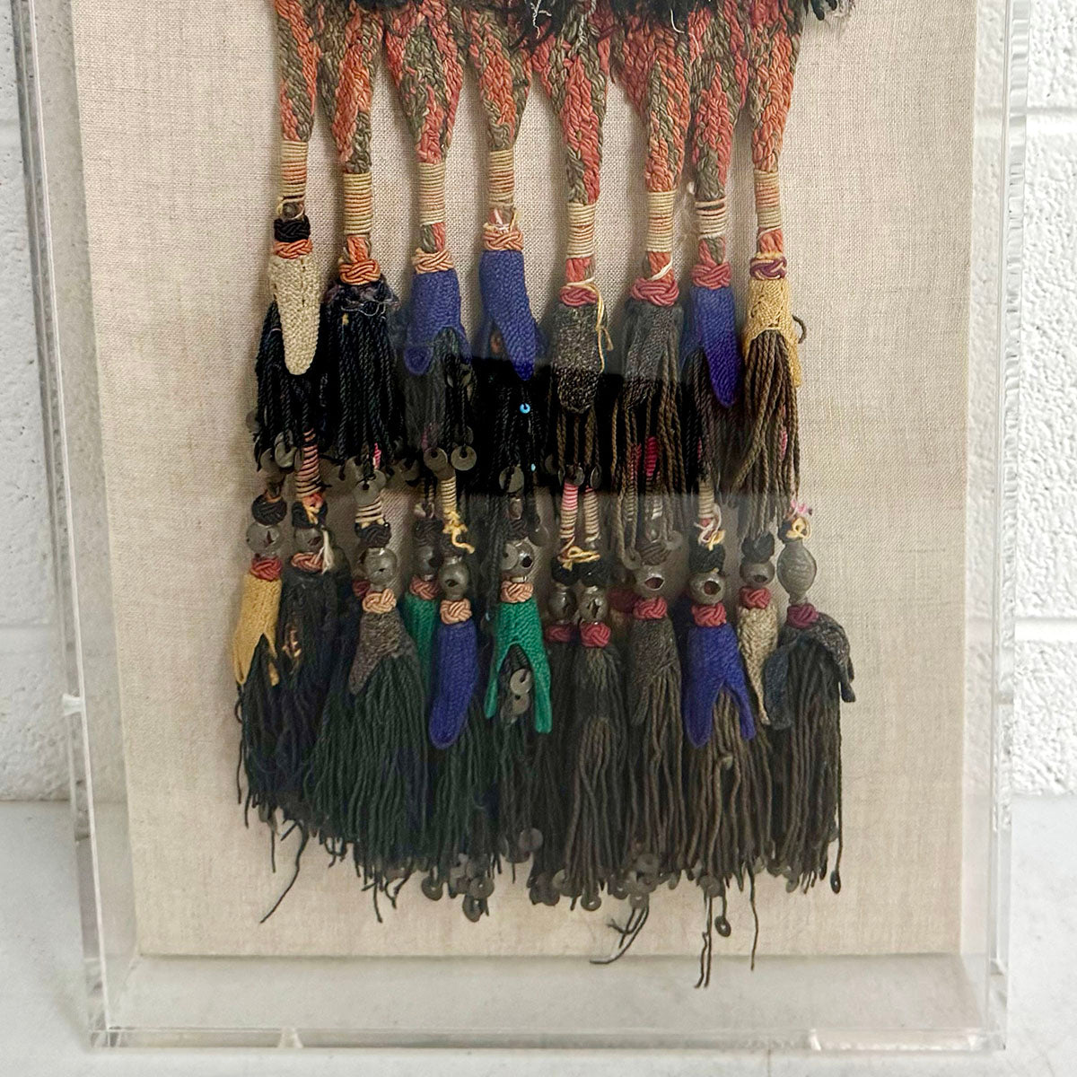 Uzbek Tassel Remnant with Buttons