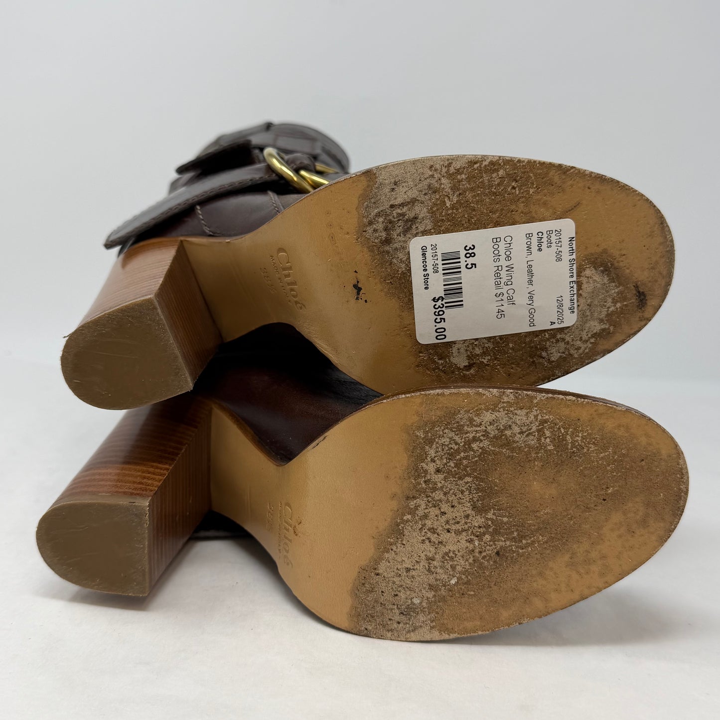 Chloe Wing Calf Boots