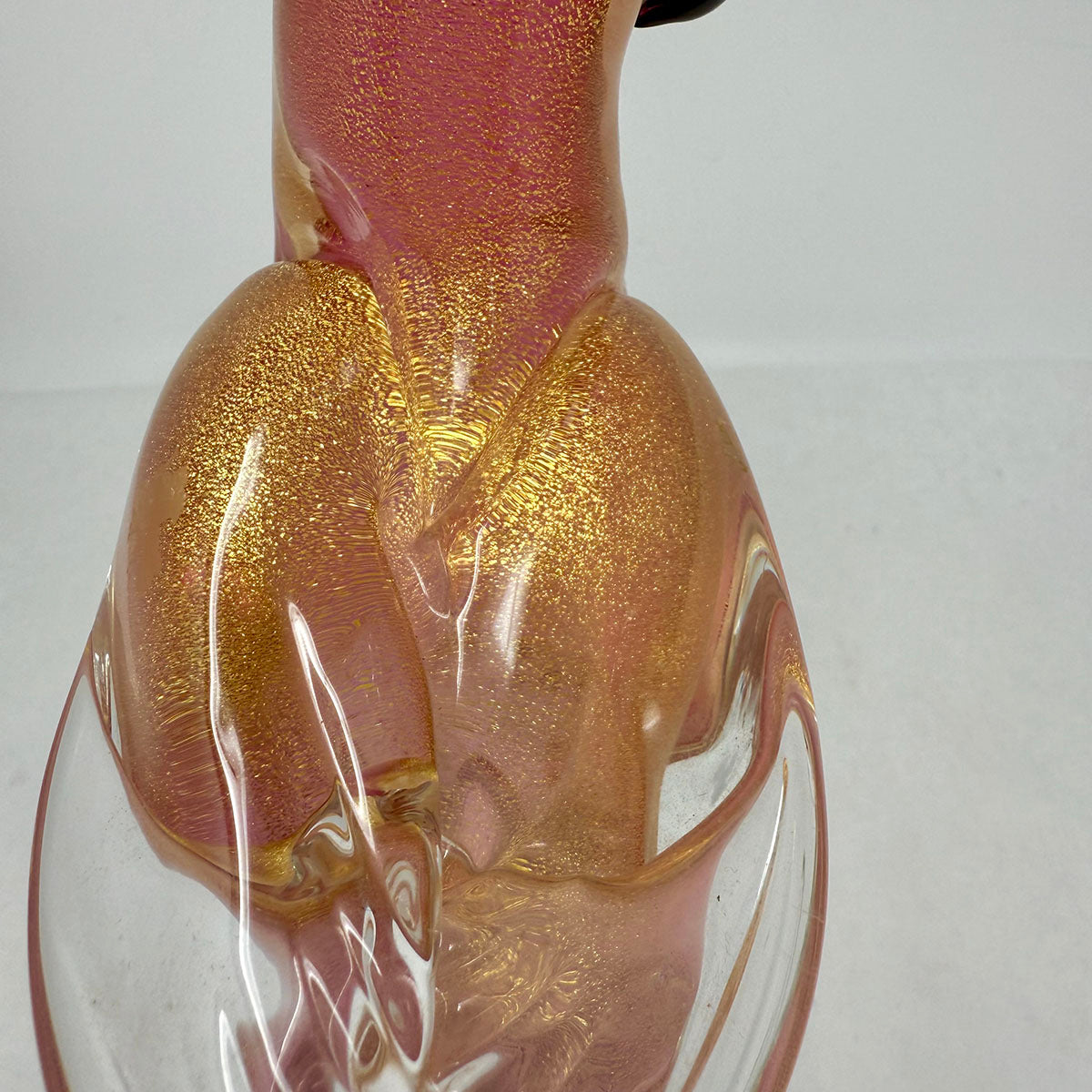 Art Glass Cockatiel Figurine