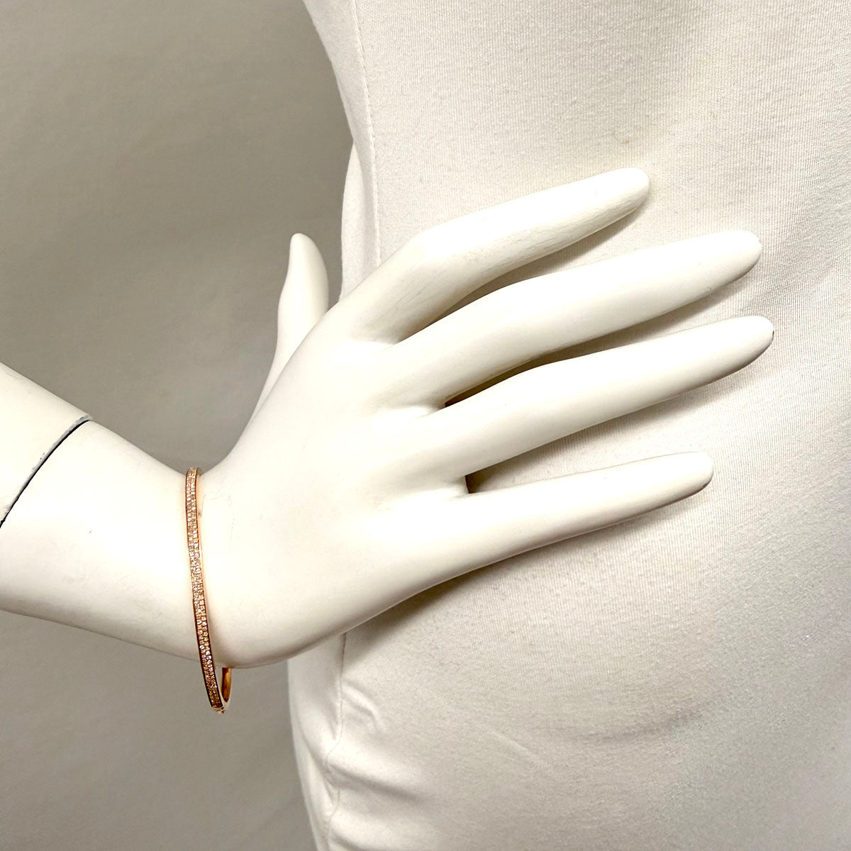 EFFY 14K Rose Gold Hinged Diamond Bracelet