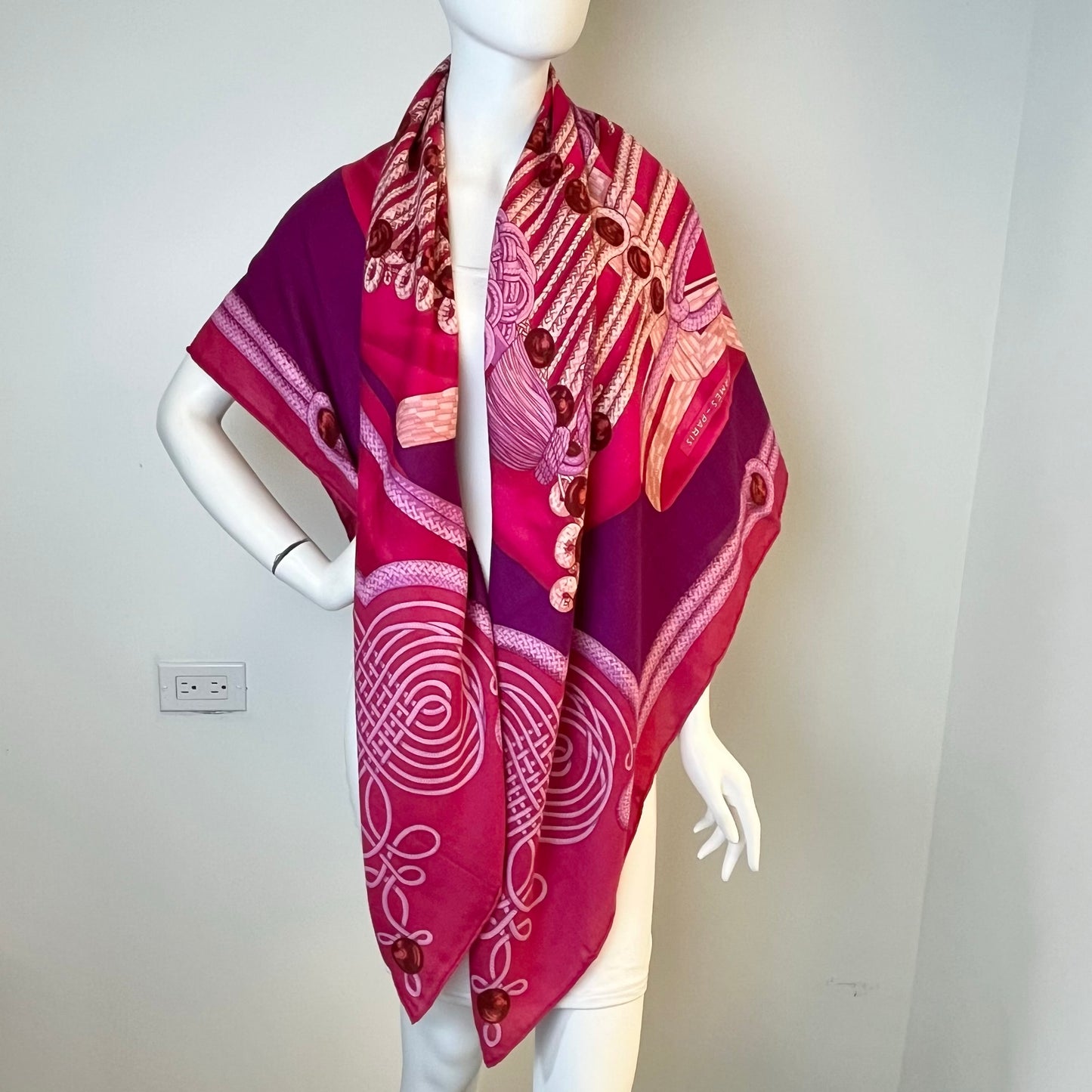 Hermes "Brandebourgs" Cashmere Shawl