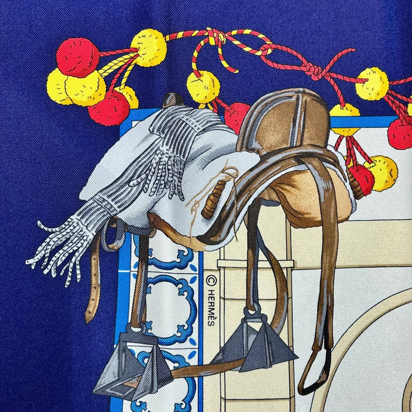 Hermes "Real Escuela Andaluza del Arte Equestre" Silk Scarf