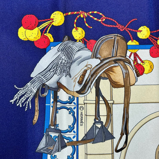 Hermes "Real Escuela Andaluza del Arte Equestre" Silk Scarf