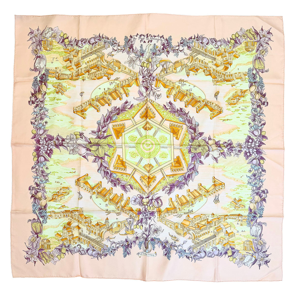 Hermes "Au Pays de Cocagne" Scarf