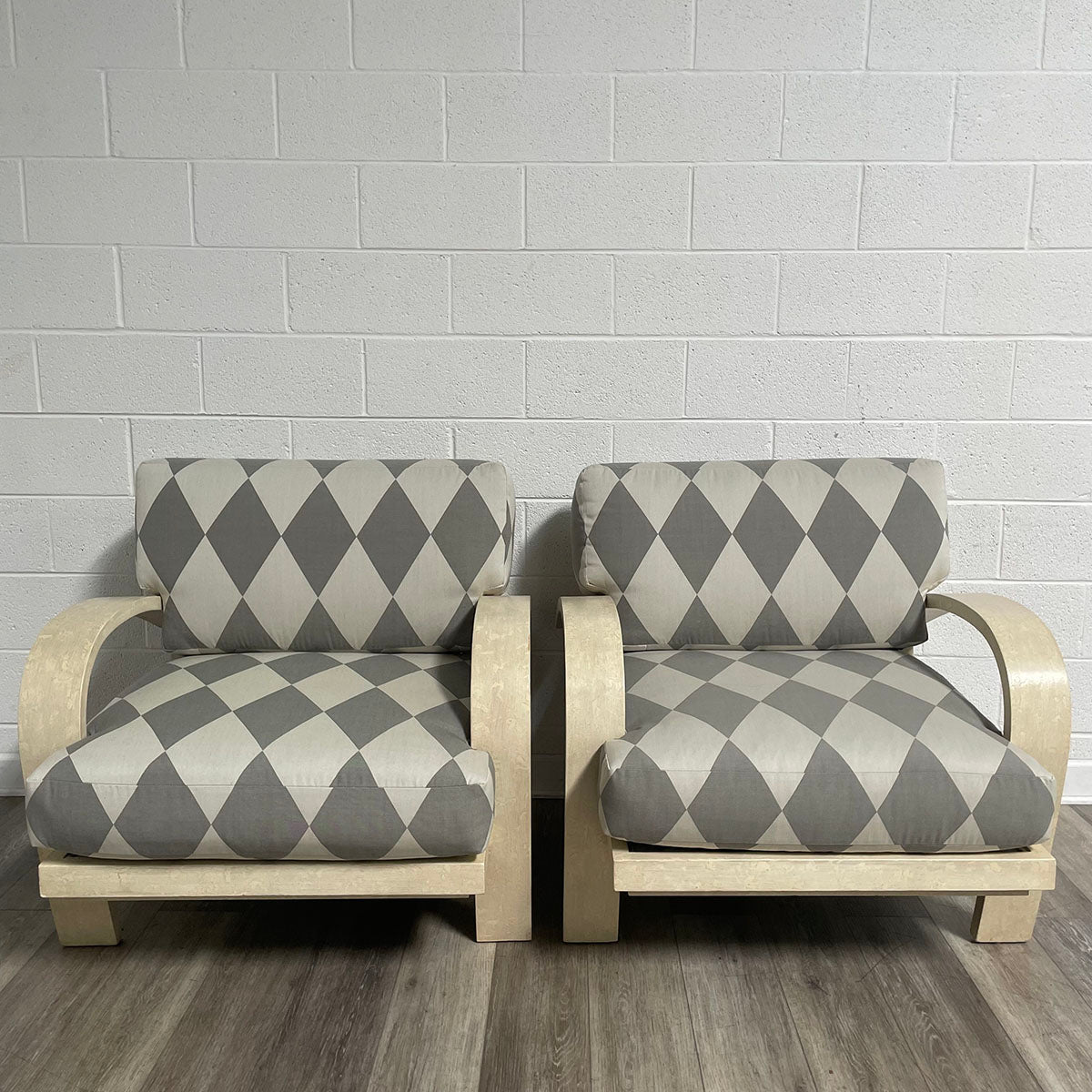 Pair Of Club Chairs