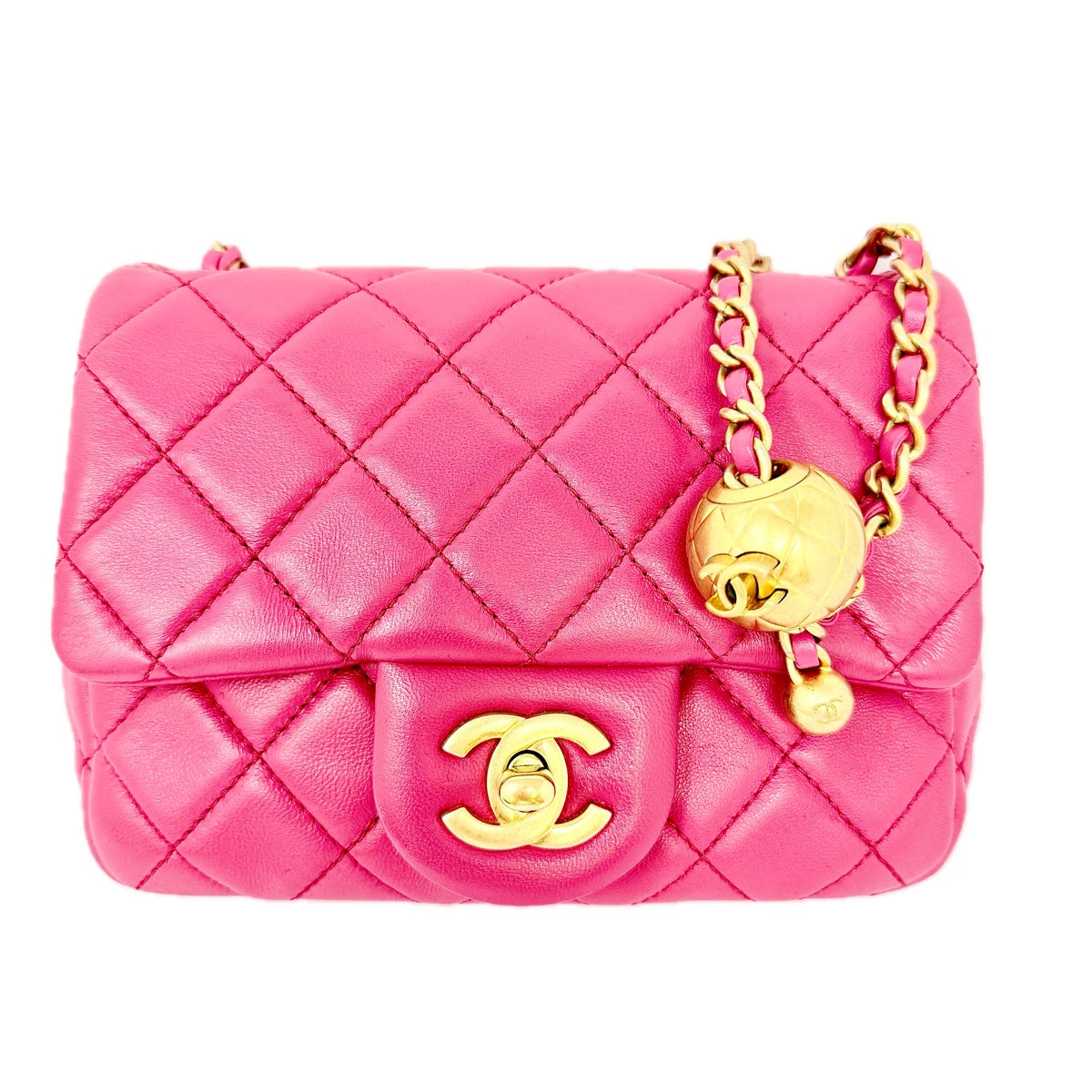 Chanel Mini Square Pearl Crush Bag