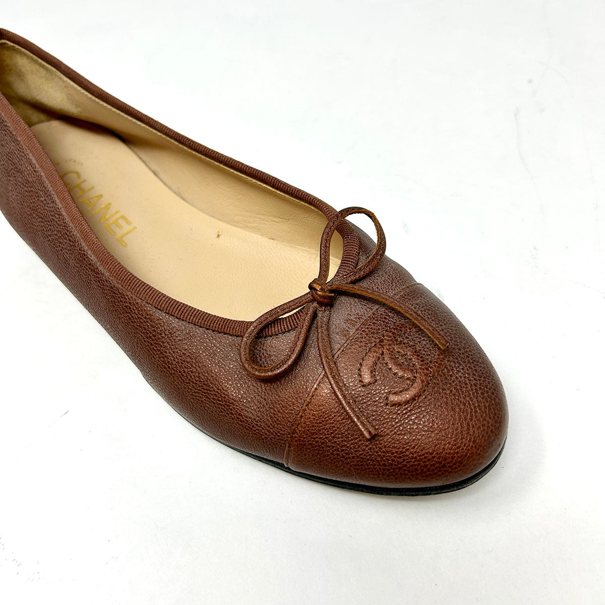 Chanel Leather Flats