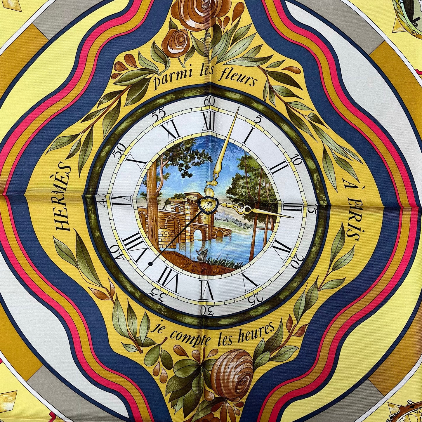 Hermes "La Ronde des Heures" Scarf