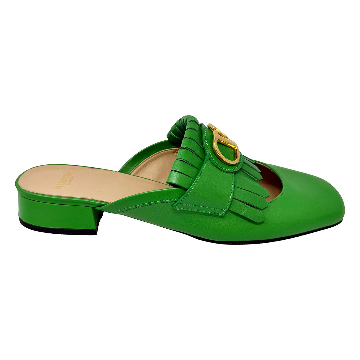 Valentino Garavani Vlogo Kiltie Loafer Mules