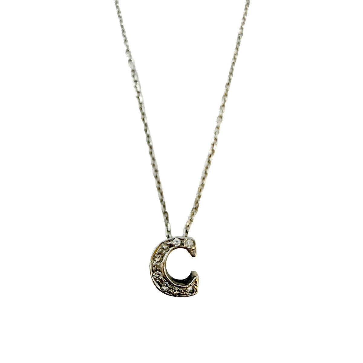 "C" Pendant Necklace