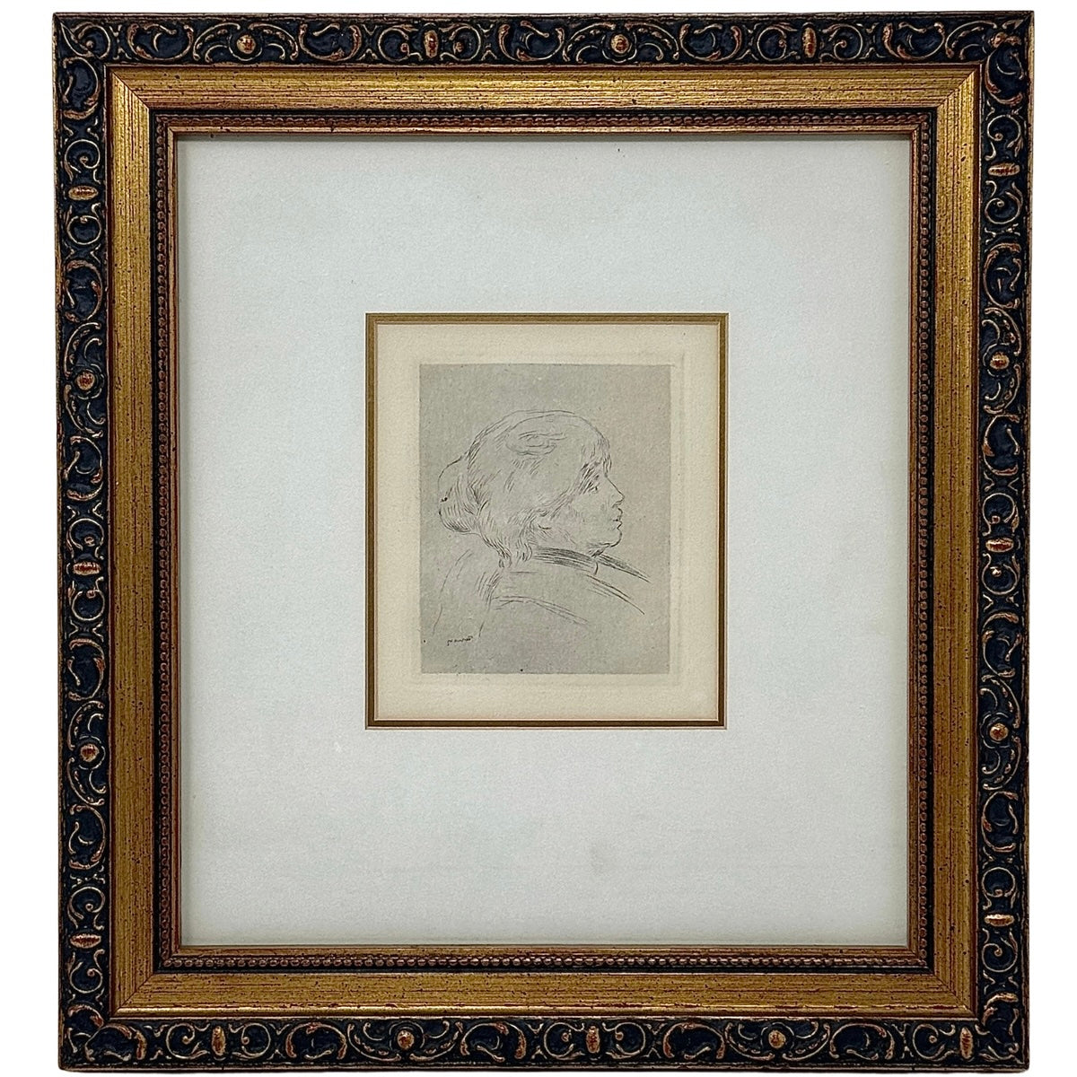 Renoir Etching "Berthe Morisot" Restrike