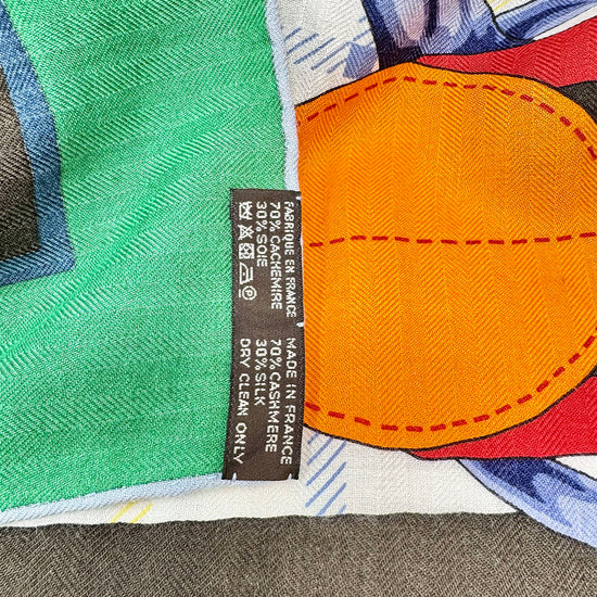 Hermes Sellier Equestrian Shawl