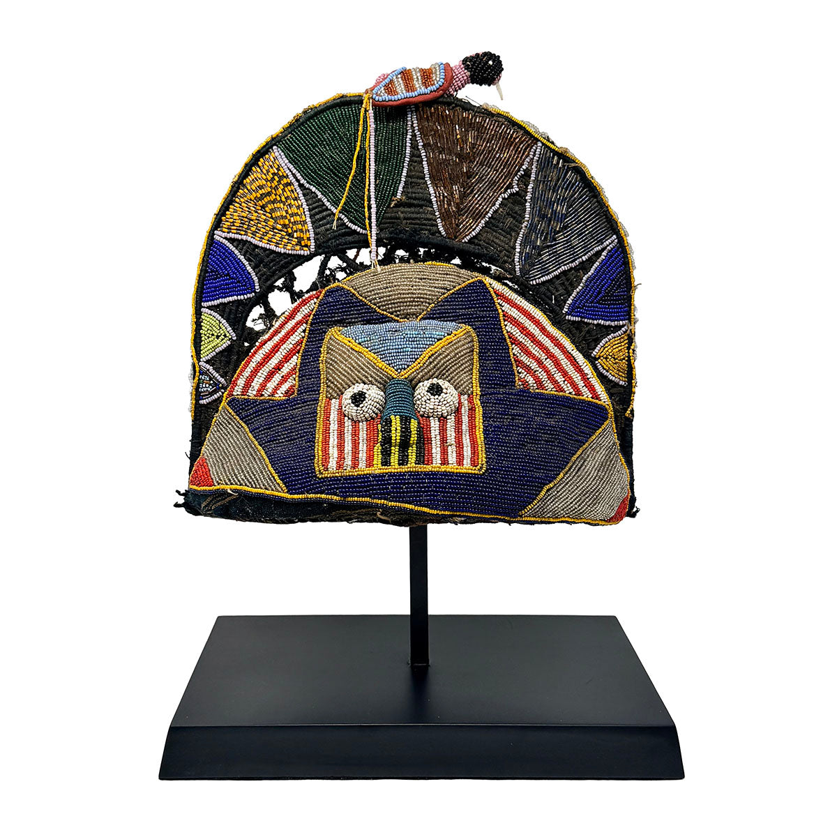 Beaded Hunter's Cap, Yoruba People