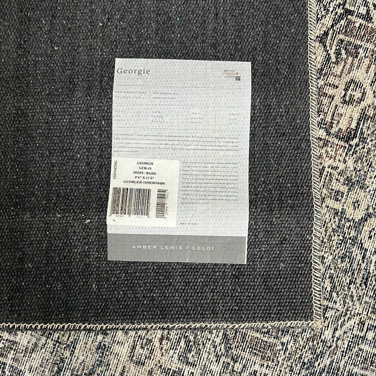 Blue & Gray Area Rug