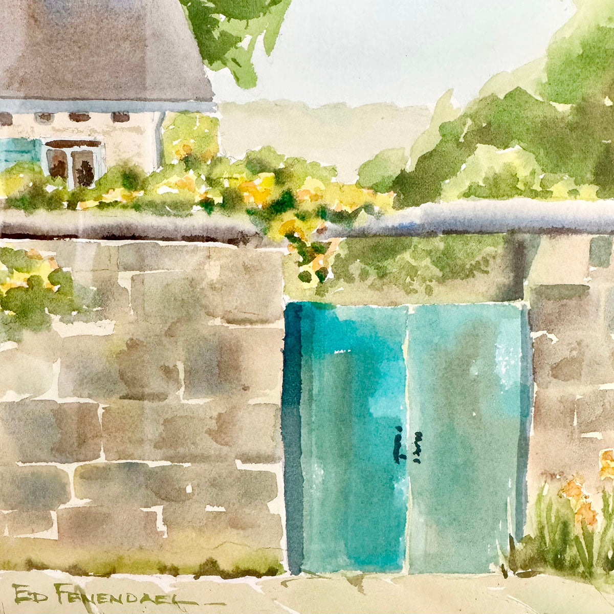 "The Turquoise Gate" Signed