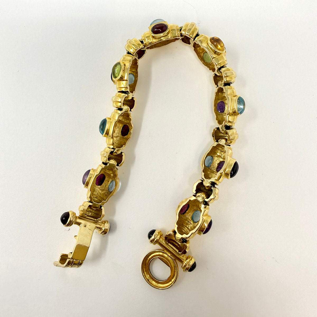 14K Gemstone Bracelet
