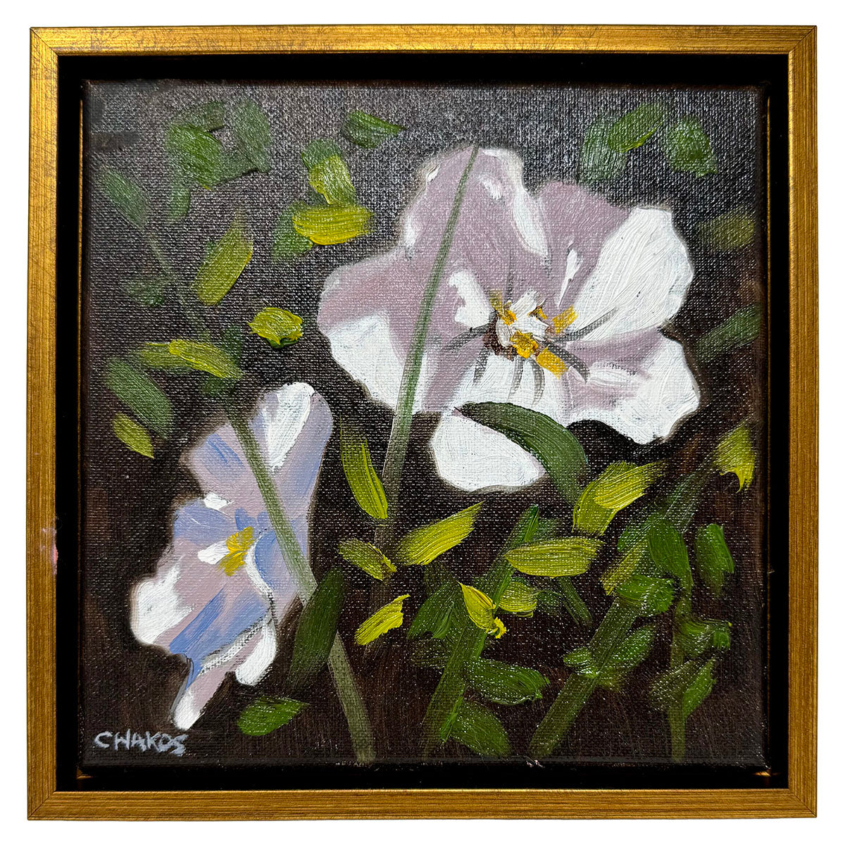"White Rose of Sharon" Painting Signed