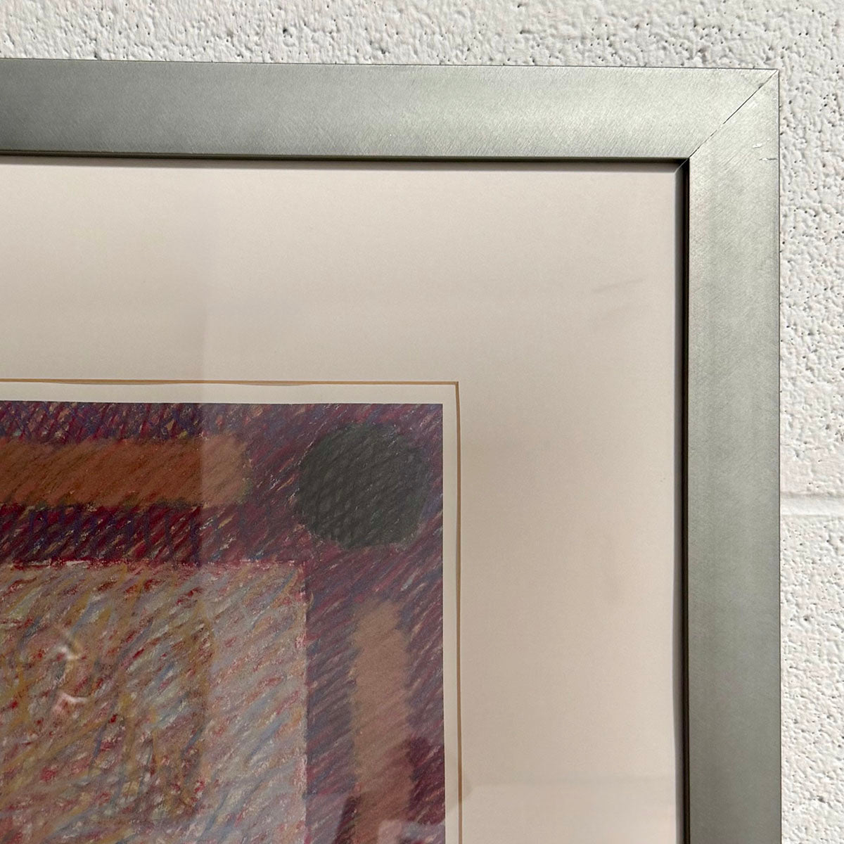 Framed Drawing "Early Fall" Signed