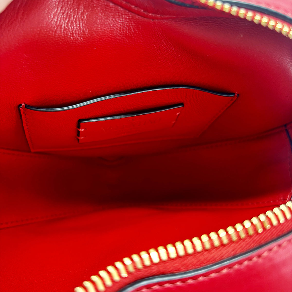 Valentino Garavani Roman Stud Amore Shoulder Bag Quilted Leather