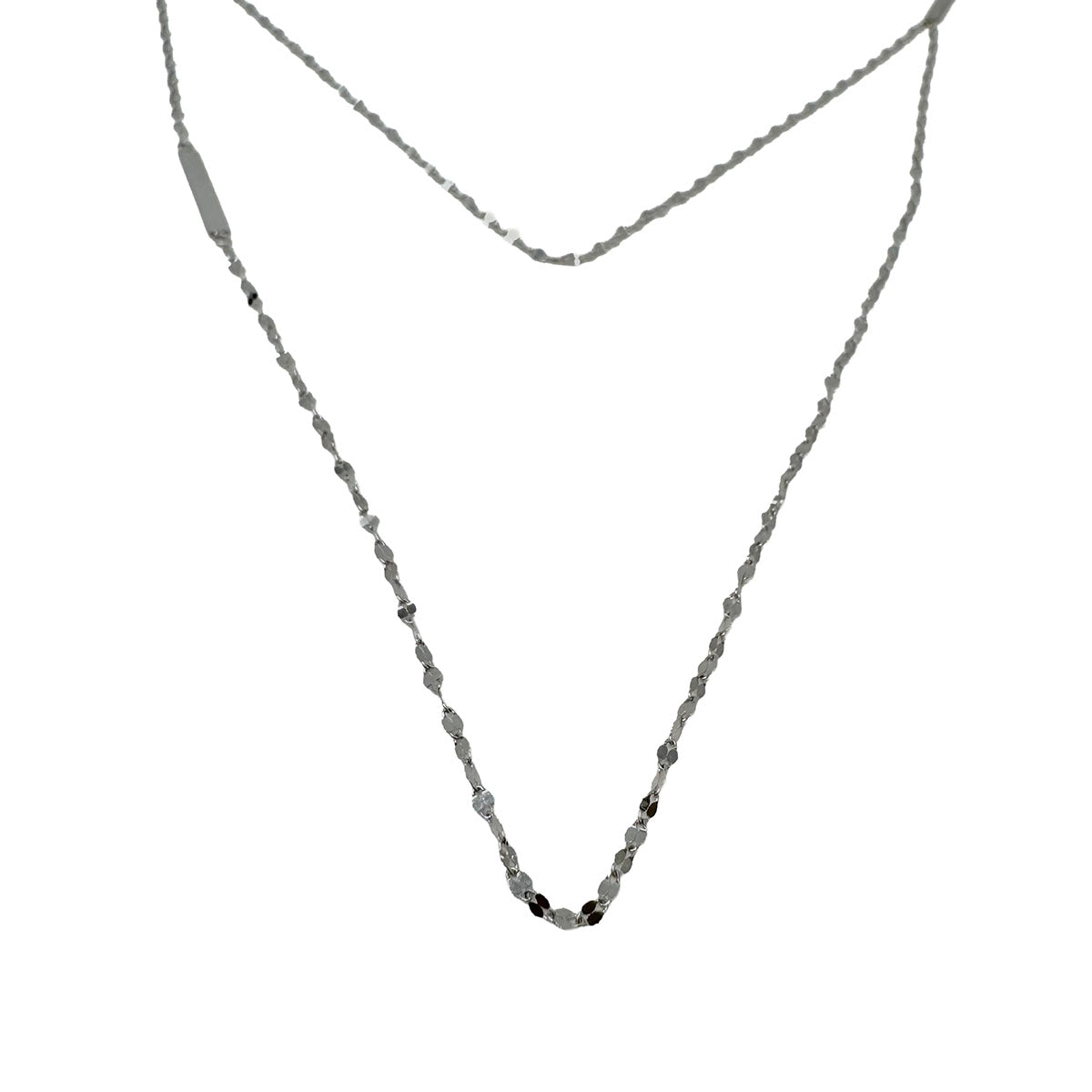 Lana 14K White Gold Layered Necklace