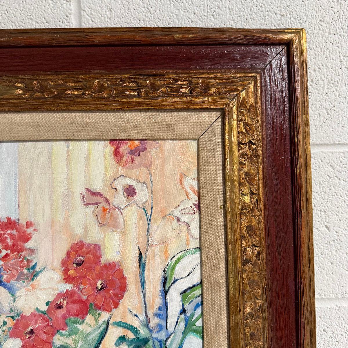 "Floral Still Life" Painting Signed