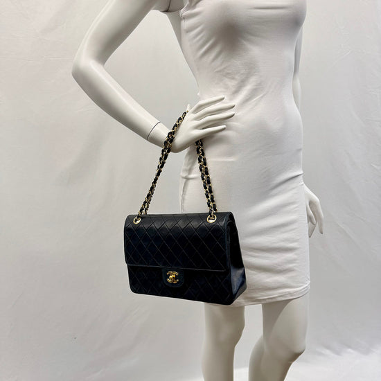 Chanel Vintage Classic Double Flap Shoulder Bag