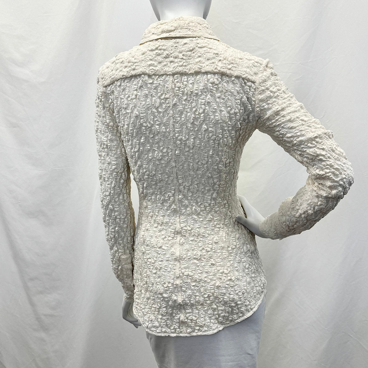 Victoria Beckham Cloque Lace Blouse