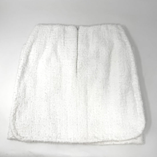 New Chanel Tweed Mini Skirt with 2 Patch Pockets