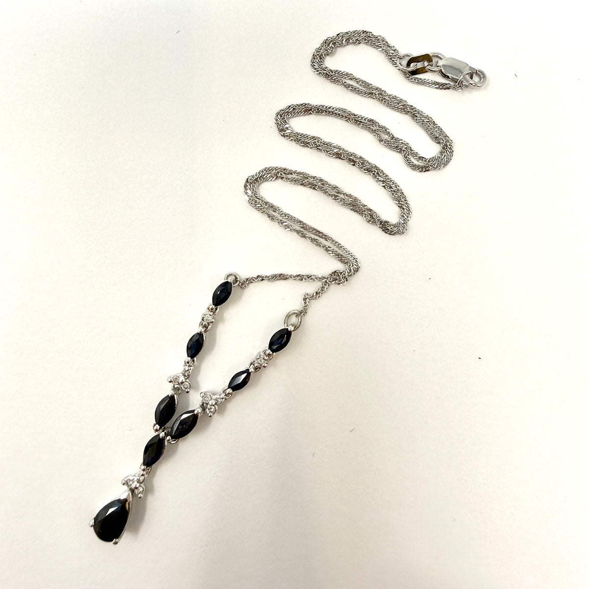 Sapphire and Diamond Necklace