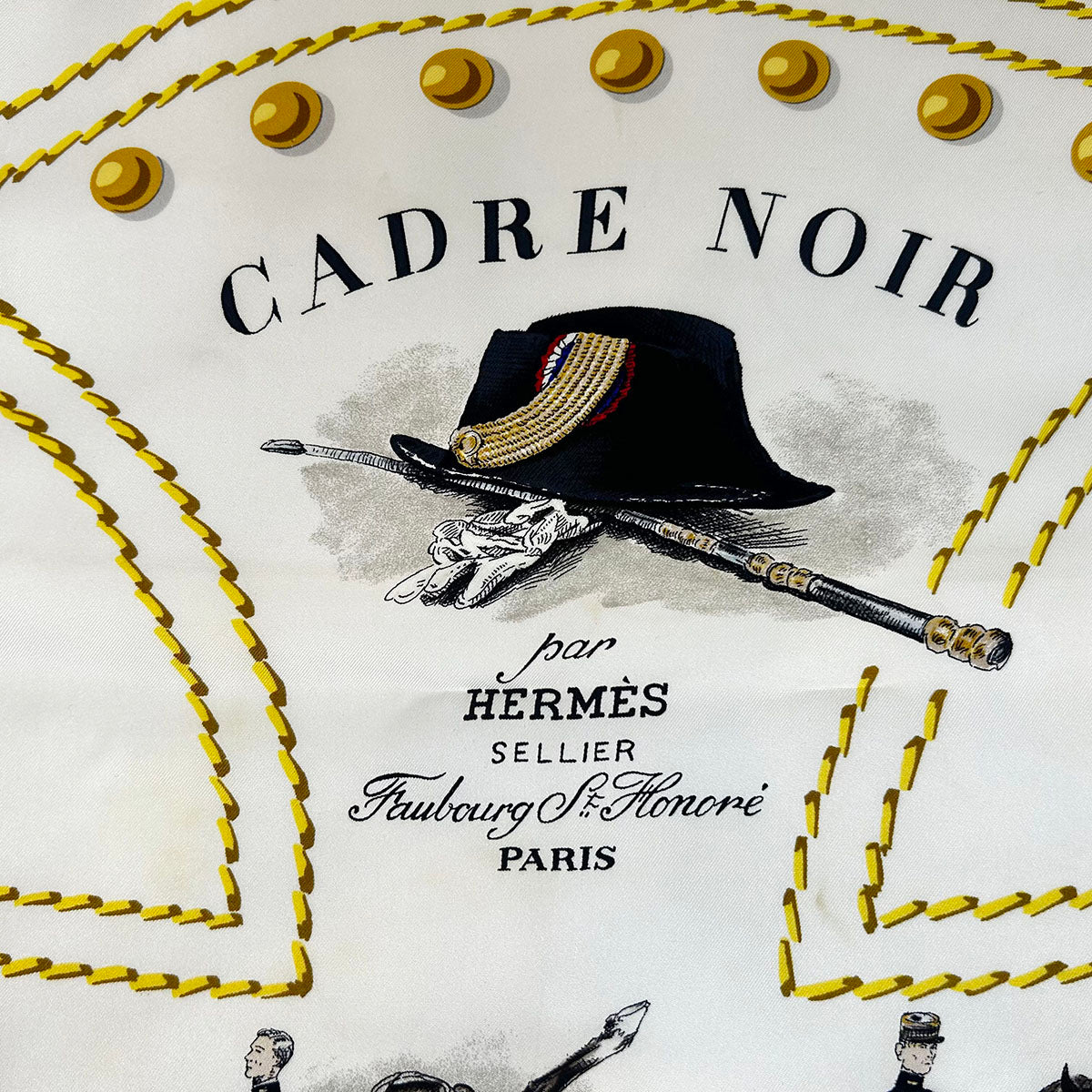 Hermes"Cadre Noir" Scarf