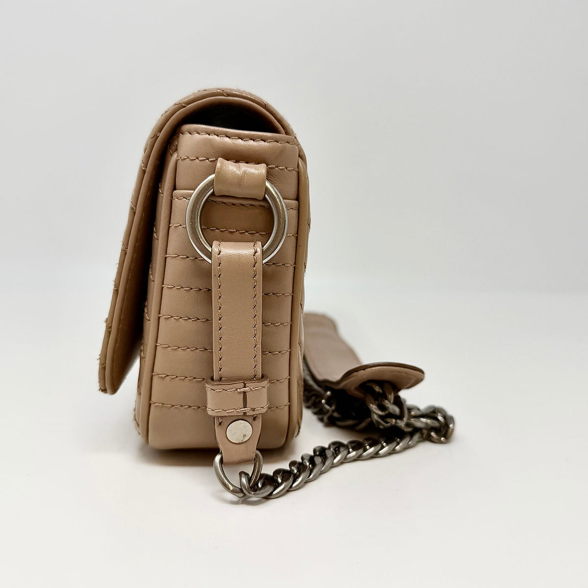 Prada Diagramme Triangle Quilted Crossbody
