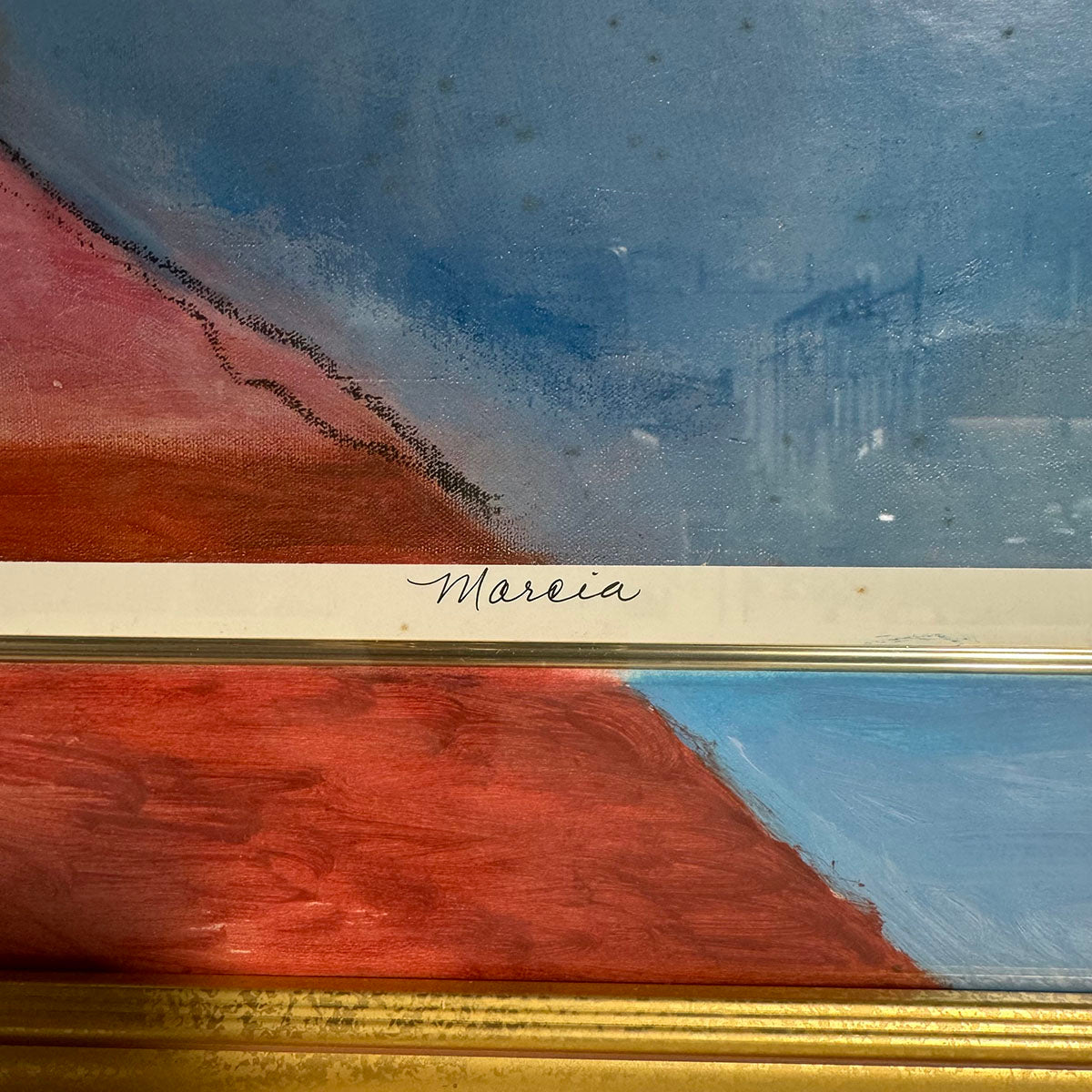 "Marcia" Signed and Marked A/E