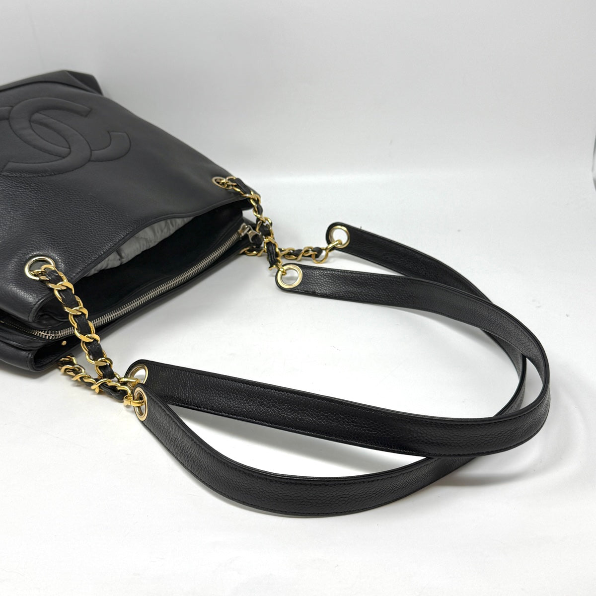Chanel Vintage CC Shopping Tote