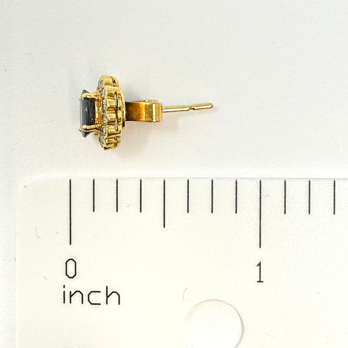Sapphire and Diamond Earrings