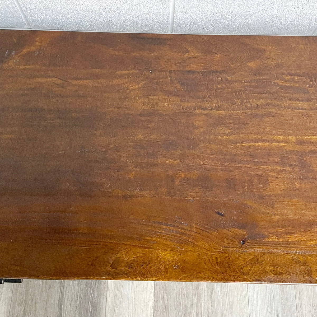 Arhaus Wood Desk with Two Matching 2-Drawer File Cabinets