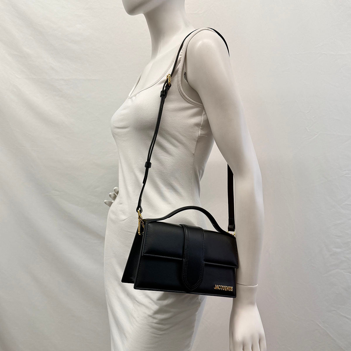 Jacquemus Large Bambino Crossbody Flap Bag