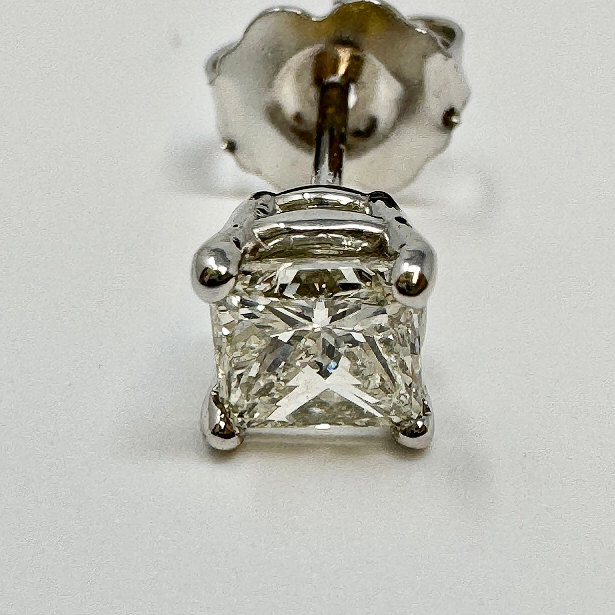 Platinum Diamond Stud Earrings