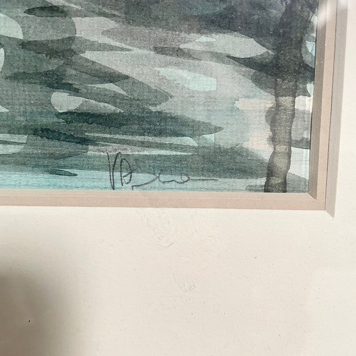 "Venice Canal View" Painting Signed