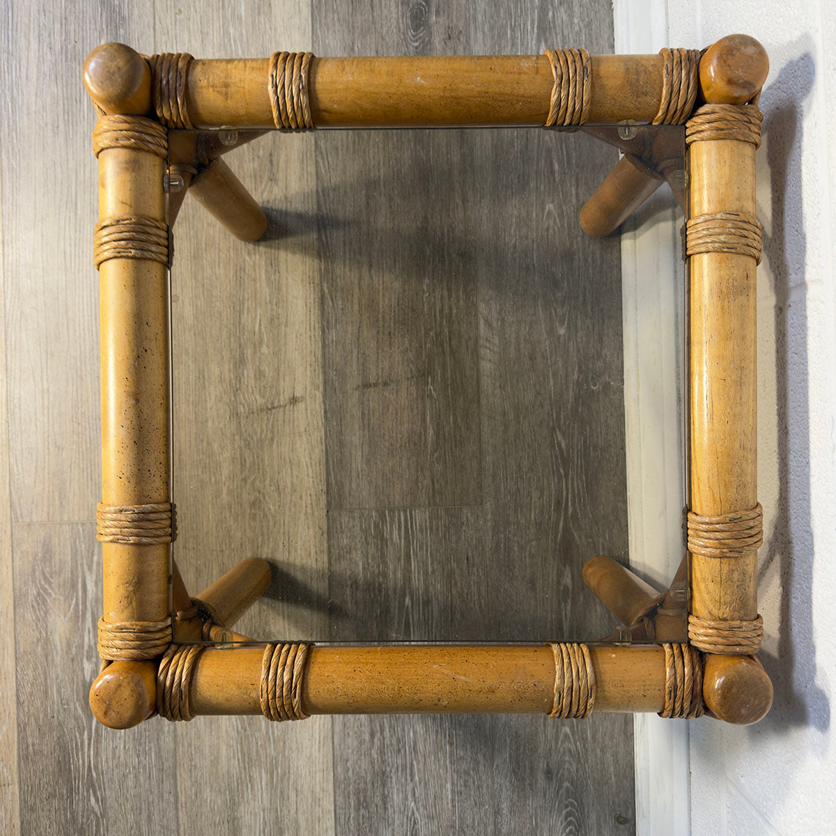 Bamboo Like Side Table