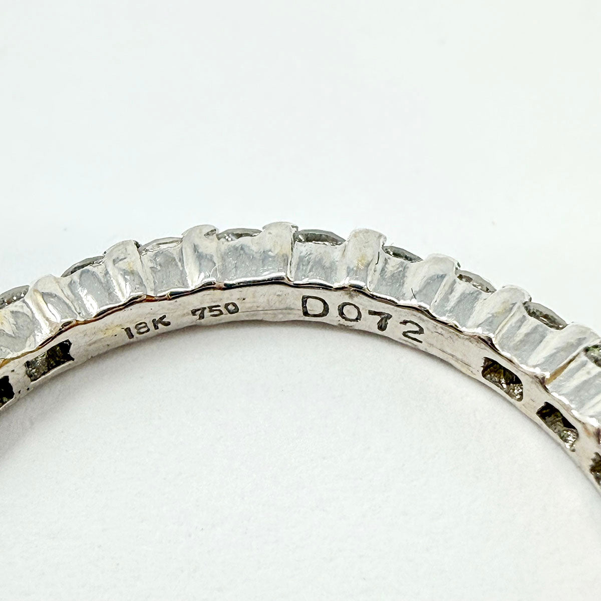 18K White Gold Diamond Eternity Band