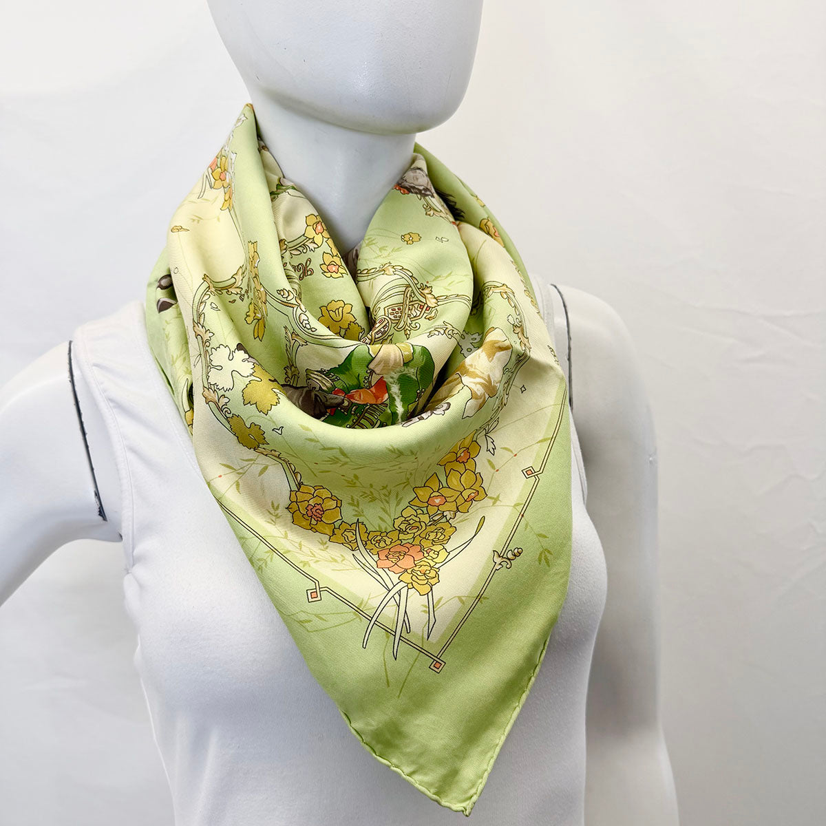 Hermes Silk "Les Petites Princes par Hermes" Scarf