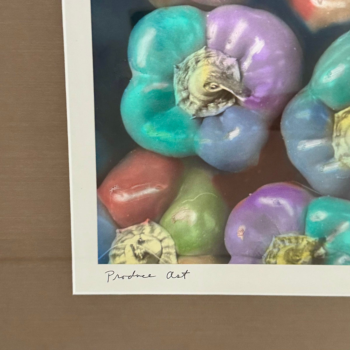 "Produce Art" Photograph Signed