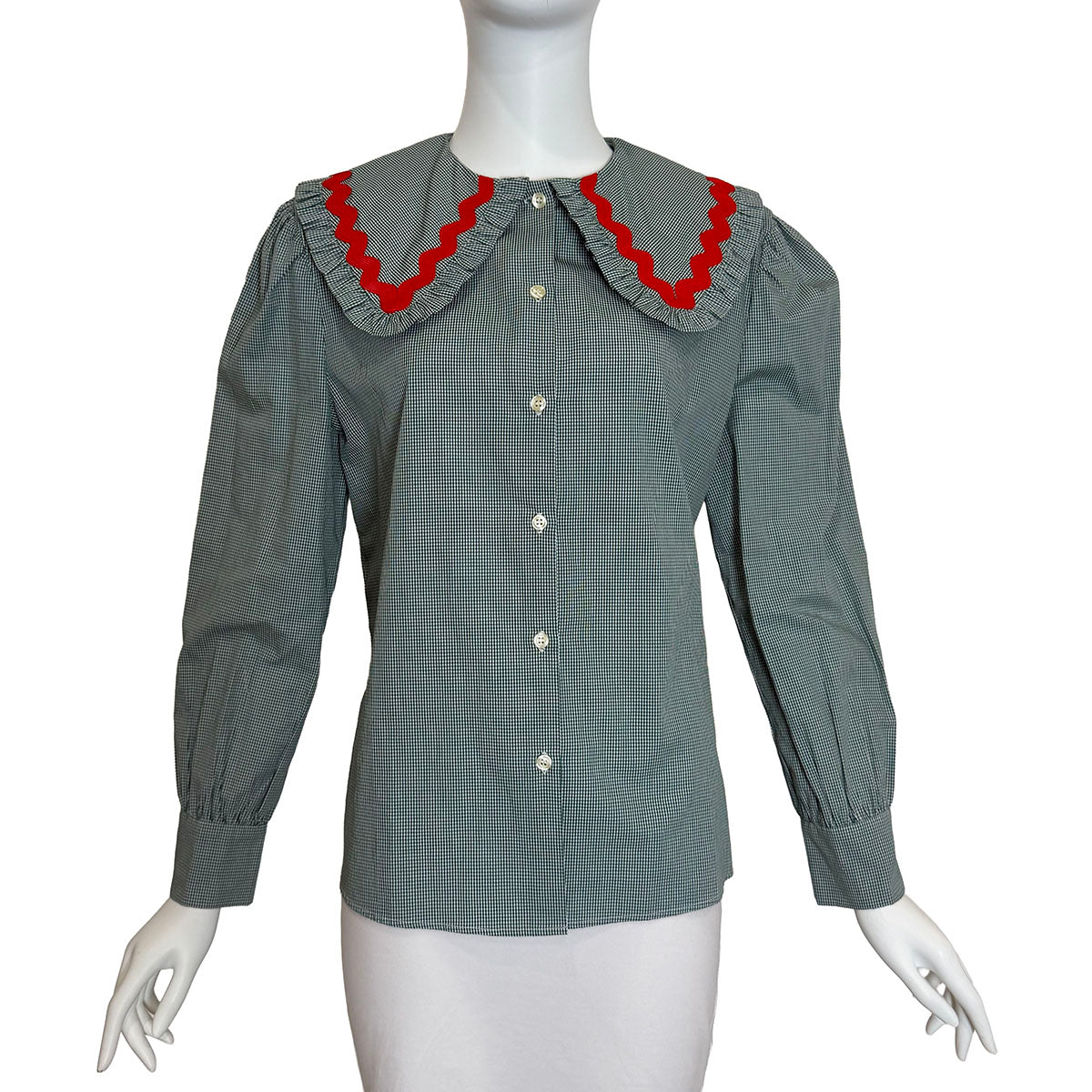 La Veste Checkered Blouse