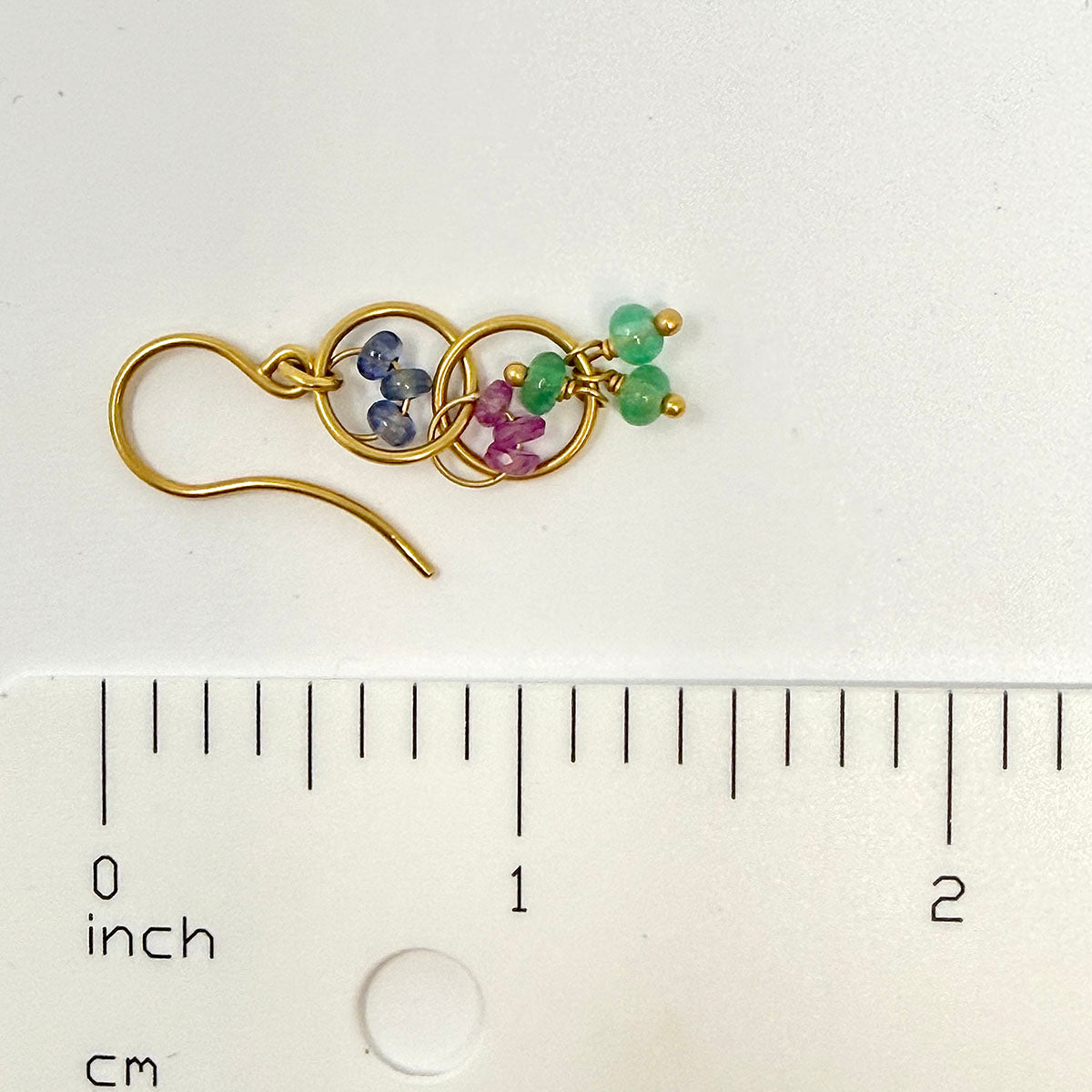 18K Gold Earrings with Pearl