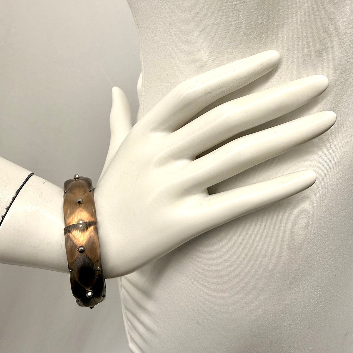 Alexis Bittar Hinged Studded Bracelet