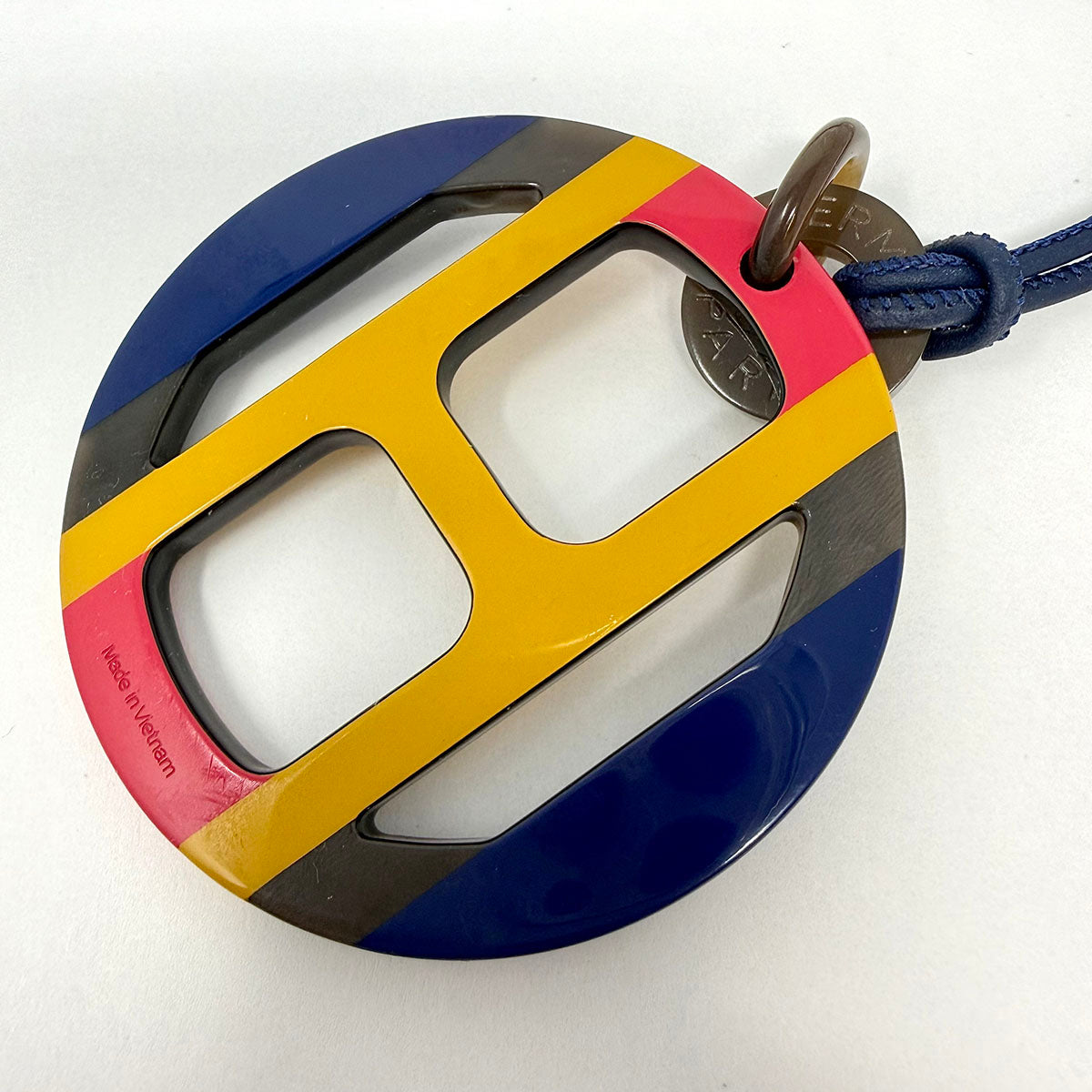 Hermes "H Equipe" Pendant Necklace