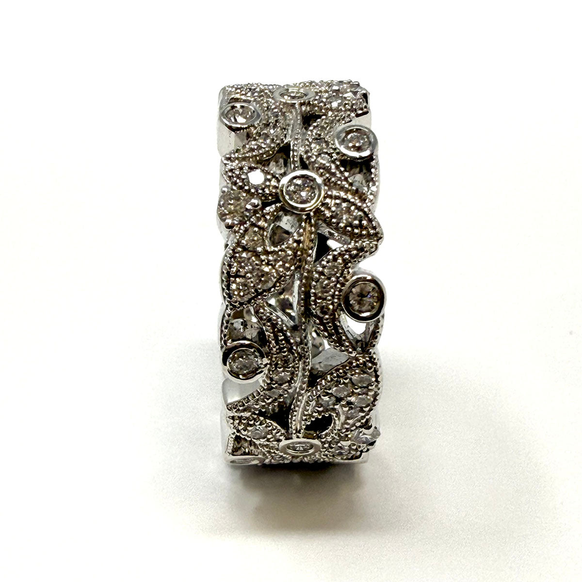 Peter Storm 18K White Gold Diamond Ring