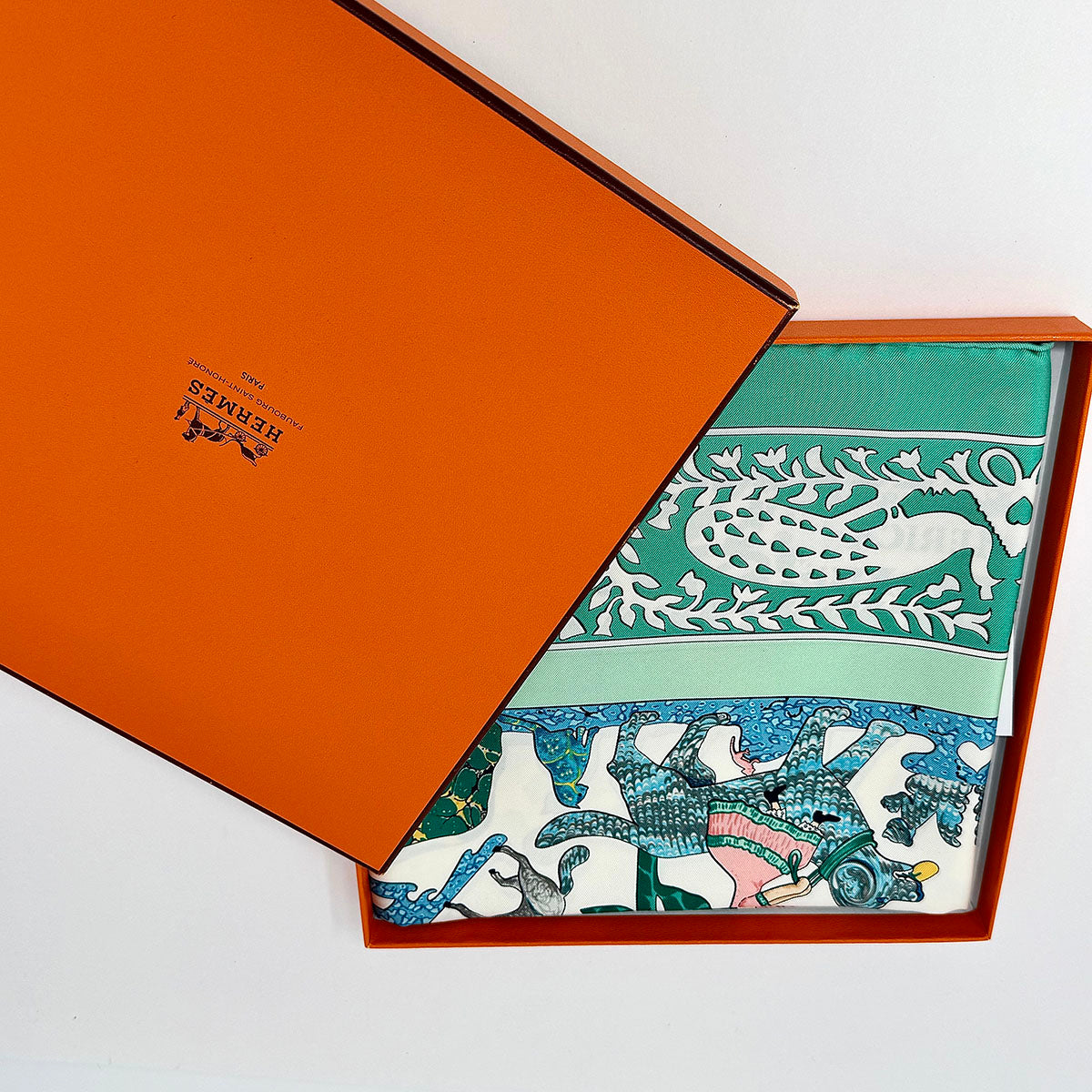 Hermes "Early America" Scarf